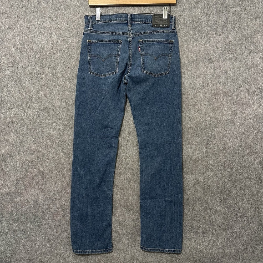 Levi's 511 Performance Men's Jeans Sz 28x30 Slim Fit Stretch‎ Blue Denim